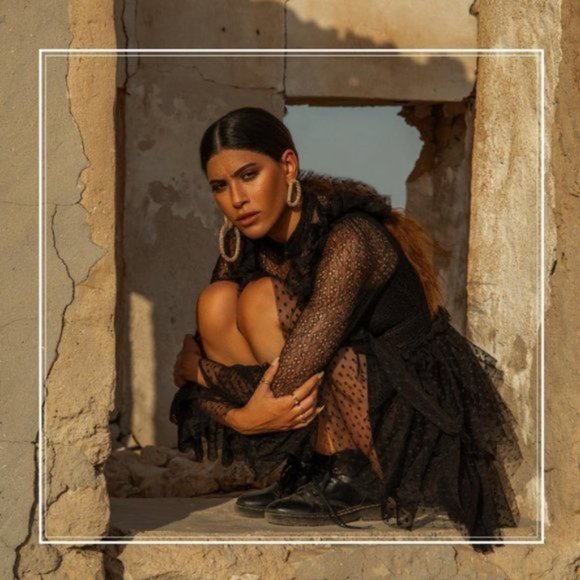 NWT Sandra Mansour x H&M Tulle Lace Black Dress sz S - Picture 10 of 11